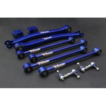 Kit completo brazos ajustables eje trasero Hard Race Subaru Impreza GC 97-