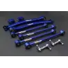 Kit completo brazos ajustables eje trasero Hard Race Subaru Impreza GC 97-
