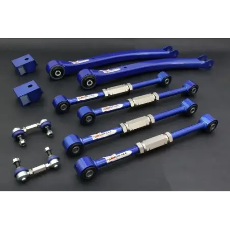 Kit completo brazos no ajustables con uniball eje trasero Hard Race Subaru Impreza GC 97-