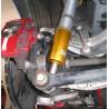 Kit 4 silent-blocks reforzados brazos inferiores traseros de aluminio Hard Race Mitsubishi EVO 4-9