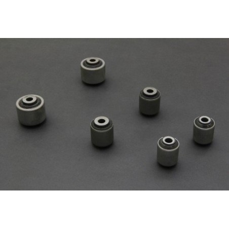 Kit 4 silent-blocks reforzados brazos inferiores traseros Hard Race Mitsubishi EVO 4-9