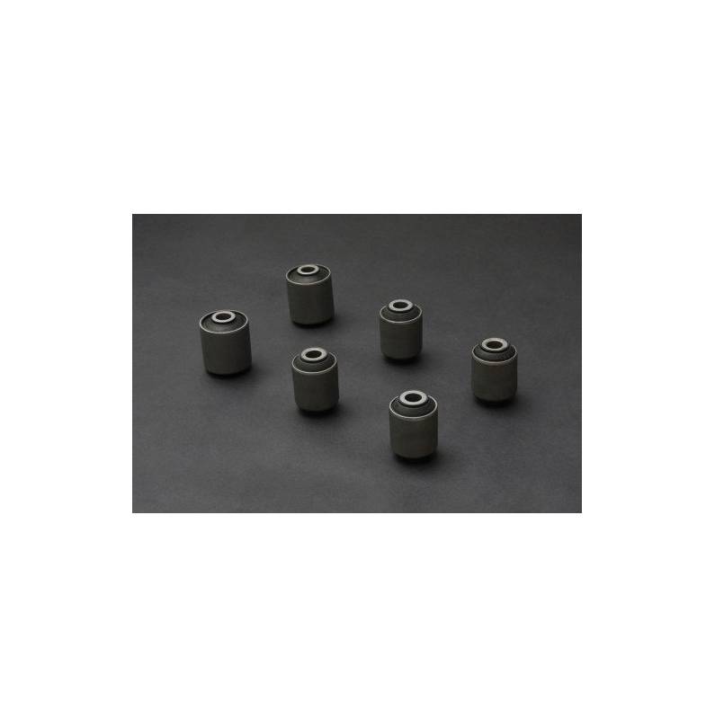 Kit 4 silent-blocks reforzados brazos inferiores traseros de aluminio Hard Race Mitsubishi EVO 4-9 Kit 4 silent-blocks reforzados brazos inferiores traseros de aluminio Hard Race Mitsubishi EVO 4-9