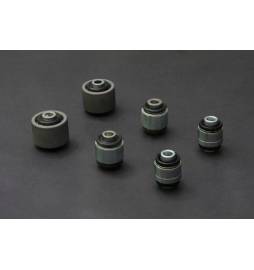Kit 4 silent-blocks rígidos con uniball brazos inferiores traseros de hierro Hard Race Mitsubishi EVO 4-9