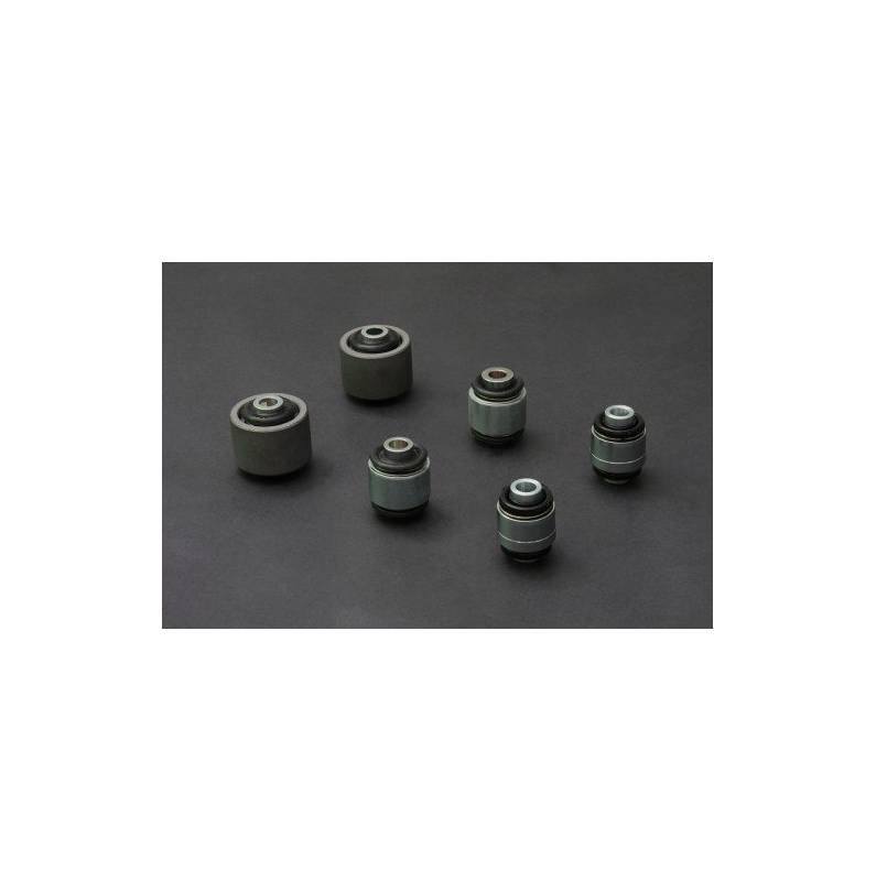 Kit 4 silent-blocks rígidos con uniball brazos inferiores traseros de hierro Hard Race Mitsubishi EVO 4-9 Kit 4 silent-blocks rígidos con uniball brazos inferiores traseros de hierro Hard Race Mitsubishi EVO 4-9
