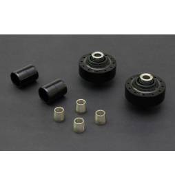 Kit 4 silent-blocks rígidos con uniball brazos inferiores traseros de aluminio Hard Race Mitsubishi EVO 4-9