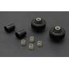 Kit 4 silent-blocks rígidos con uniball brazos inferiores traseros de aluminio Hard Race Mitsubishi EVO 4-9