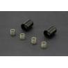 Kit 4 silent-blocks rígidos con uniball brazos inferiores traseros Hard Race Mitsubishi EVO 4-9