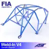 Arco de Seguridad OPEL Calibra 3-doors Coupe FWD WELD IN V4 AST Roll cages