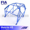 Arco de Seguridad SEAT Leon (1M) 5-doors Hatchback WELD IN V5 AST Roll cages
