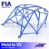 Arco de Seguridad BMW (F30) 3-Series 4-doors Sedan RWD WELD IN V5 AST Roll cages