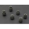 Kit 6 silentblocks manguetas traseras Hard Race Nissan 200SX S13, S14, S15