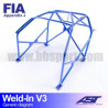 Arco de Seguridad FORD Sierra (Mk1/Mk2/Mk3) 4-doors Sedan RWD/4x4 WELD IN V3 AST Roll cages