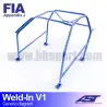 Arco de Seguridad HONDA Civic (EF/ED/EE) 3-doors Hatchback WELD IN V1 AST Roll cages