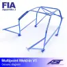 Arco de Seguridad SEAT Ibiza (6K) 3-doors Hatchback MULTIPOINT WELD IN V1 AST Roll cages