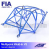 Arco de Seguridad VW Golf (Mk3) 3-doors Hatchback MULTIPOINT WELD IN V5 AST Roll cages