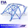 Arco de Seguridad RENAULT Clio (Phase 2) 3-doors Hatchback MULTIPOINT WELD IN V3 AST Roll cages