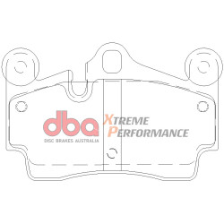 Porsche Cayenne 9A, VW Touareg 7L 330 mm rear DBA Brake Kit (2x DBA 42245S + DB1677XP)