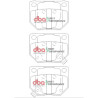 Subaru Impreza GD 290 mm rear DBA Brake Kit (2x DBA 653S + DB1220SP)
