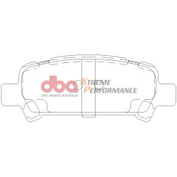 Subaru Impreza GD 316mm rear DBA Brake Kit (2x DBA 4655-10 + DB1379XP)