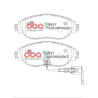 DBA Brake Kit (2x DBA 2830S + DB8849SP)