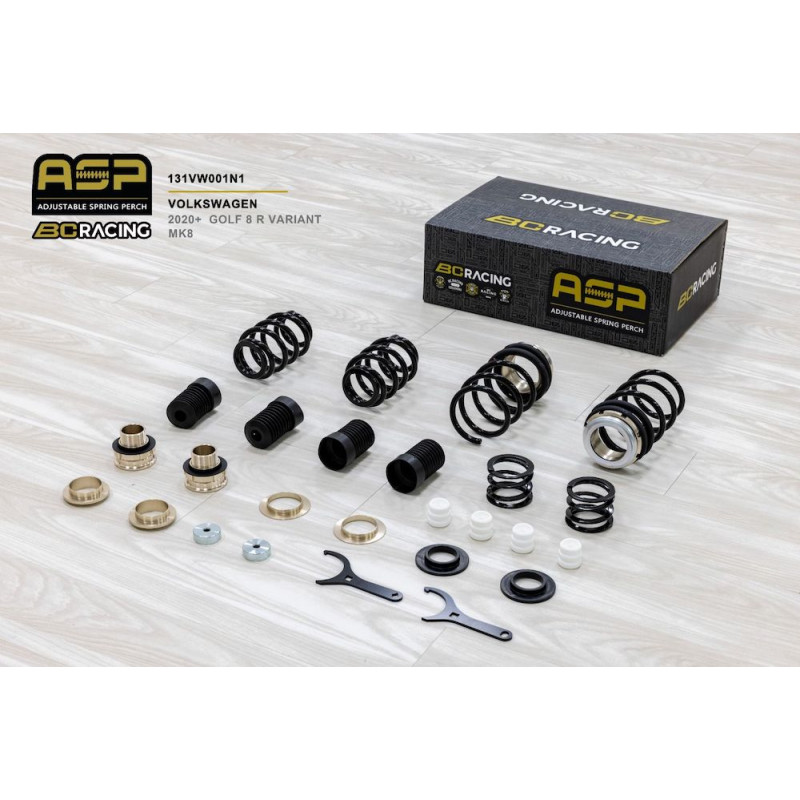 Sistema de ajuste altura BC Racing ASP VW Golf VIII R Variant MK8 (20+) 27MM -30MM