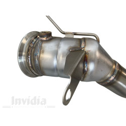 Toyota Yaris GR 2020- Invidia Downpipe/Frontpipe with 200cpi metal race cat, 3" ( 76mm ) stainless 304 steel