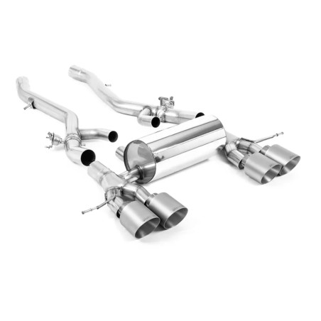 Sistema escape Axle-Back (aprobación EC) Milltek Sport BMW G80/G81 M3 & M3 Competition S58 3.0T (OPF/GPF Equipped Cars Only)