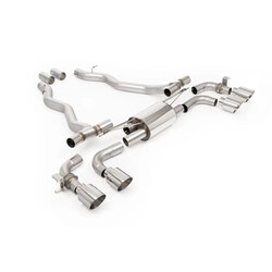 Escape axle-back homologado ECE Milltek Sport BMW M5 G90/G99 (25-), colas de titanio