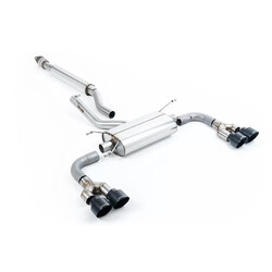 Escape cat-back resonado Off Road Milltek Sport Toyota GR86 (22-), 4 colas de titanio