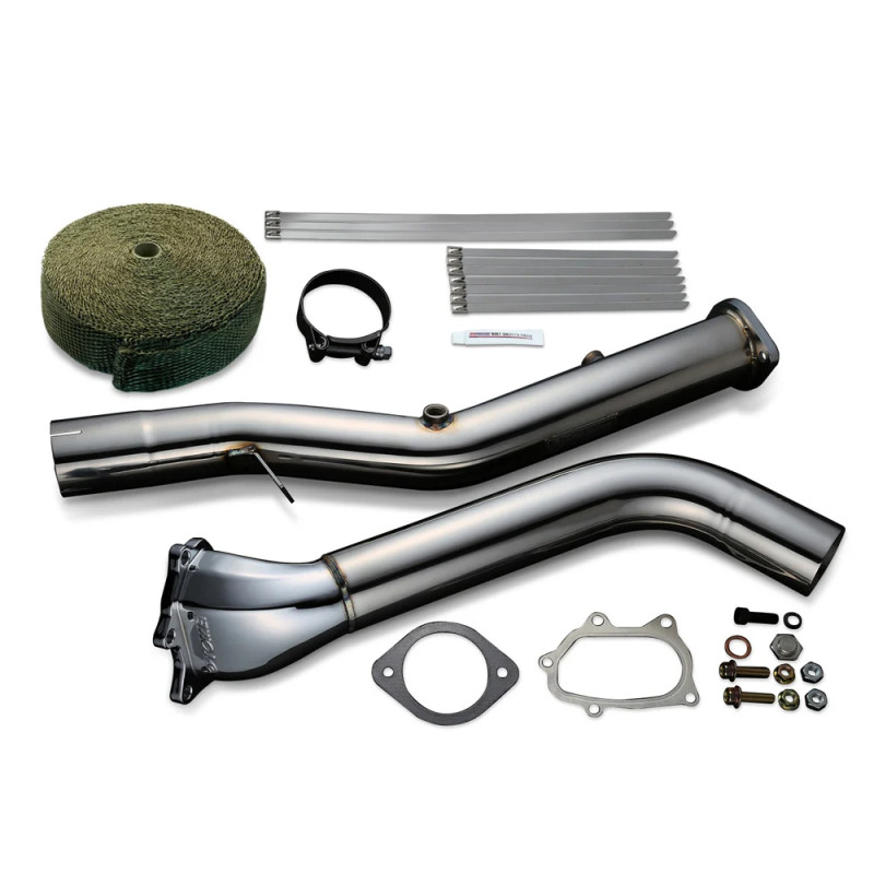 Tomei Down Pipe Kit Expreme WRX/STI Ej Single Scroll GD Ver.2 with Titan Exhaust Bandage - TB6060-SB02A