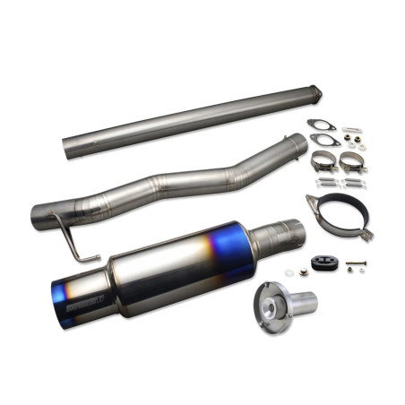 Tomei Full Titanium Muffler Kit Expreme Ti Mitsubishi Evo VIII-IX USDM Bumper - TB6090-MT01B