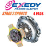 Exedy Stage 2 Sports Clutch for Ford Focus ST (12-17) With Central Slave Cylinder - EK02T437