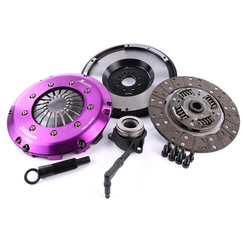 Audi S1 8X 4WD Clutch Kit Xtreme Performance HD Organic Incl Flywheel Conversion kit Dual-mass to solid flywheel - KVW24694-1A