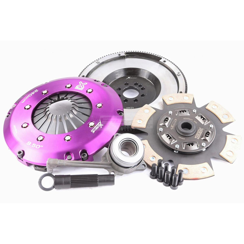 VAG varios, A3, Golf, León, Clutch Kit - Xtreme Performance Race Sprung Ceramic Incl Flywheel & CSC 910Nm (8 bolts) KVW24698-1R