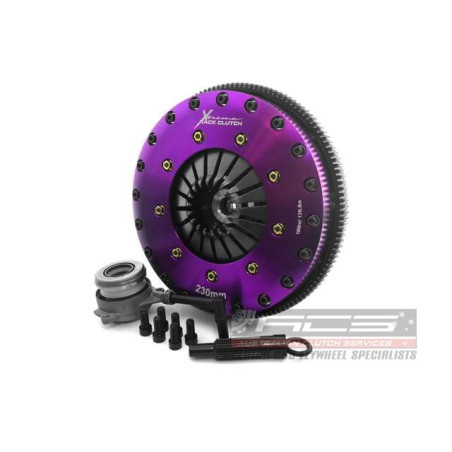 VAG varios, A3, Golf, León, Xtreme Performance - 230mm Rigid Ceramic Twin Plate Clutch Kit Incl Flywheel 1800Nm KVW23698-2E
