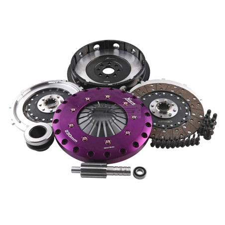 BMW M3 E46 S54 B32 Xtreme Performance - 230mm Organic Twin Plate Clutch Kit Incl Flywheel 1200Nm - KBM24596-1A