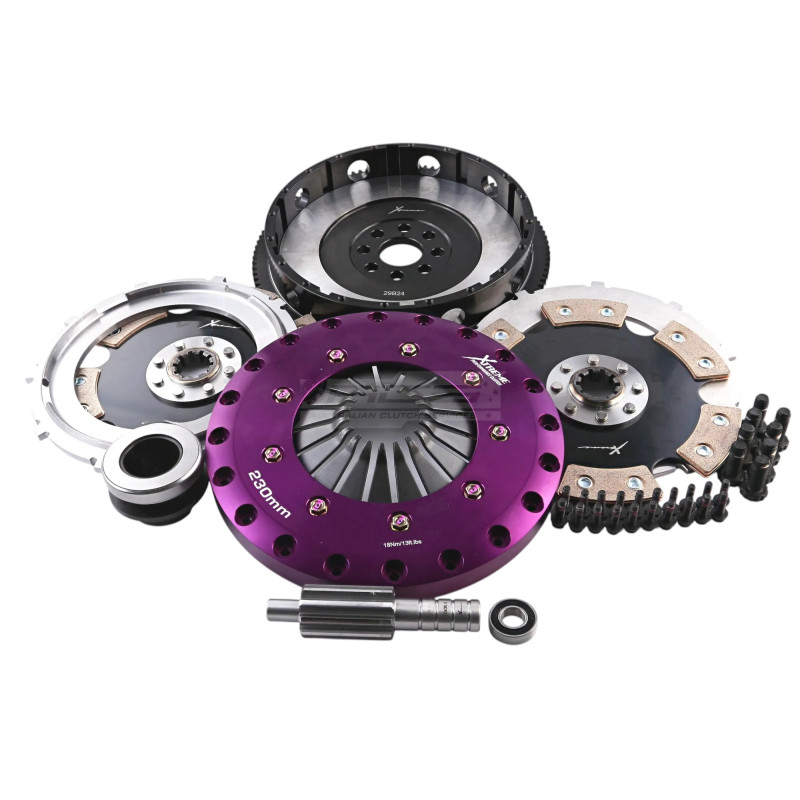 BMW M3 E46 S54 B32 Xtreme Performance - 230mm Organic Twin Plate Clutch Kit Incl Flywheel 1200Nm - KBM24596-1A