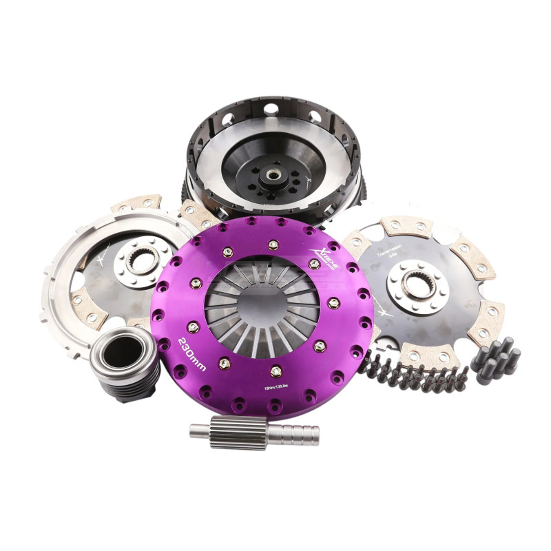 BMW M2 F87, M3 F80, M4 F82 Xtreme Performance - 230mm Rigid Ceramic Twin Plate Clutch Kit Incl Flywheel 1800Nm - KBM23560-2E