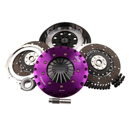 Honda Civic Type R FK2, FK8 y FL5 Xtreme Performance - 230mm Organic Twin Plate Clutch Kit Incl Flywheel 1200Nm - KHN23537-2G