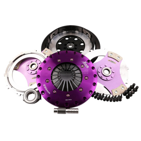 Honda Civic Type R FK2, FK8 y FL5 Xtreme Performance - 230mm Rigid Ceramic Twin Plate Clutch Kit Flywheel 1800Nm - KHN23537-2E