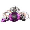 Mitsubishi Lancer EVO 4-5-6-7-8-9 Xtreme Performance - 200mm Sprung Ceramic Twin Plate Clutch Kit Flywheel KMI20682-2B