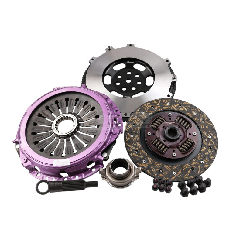 Mitsubishi Lancer EVO 4-5-6 Clutch Kit - Xtreme Performance Heavy Duty Organic Incl Flywheel  - KMI24522-1A70Nm