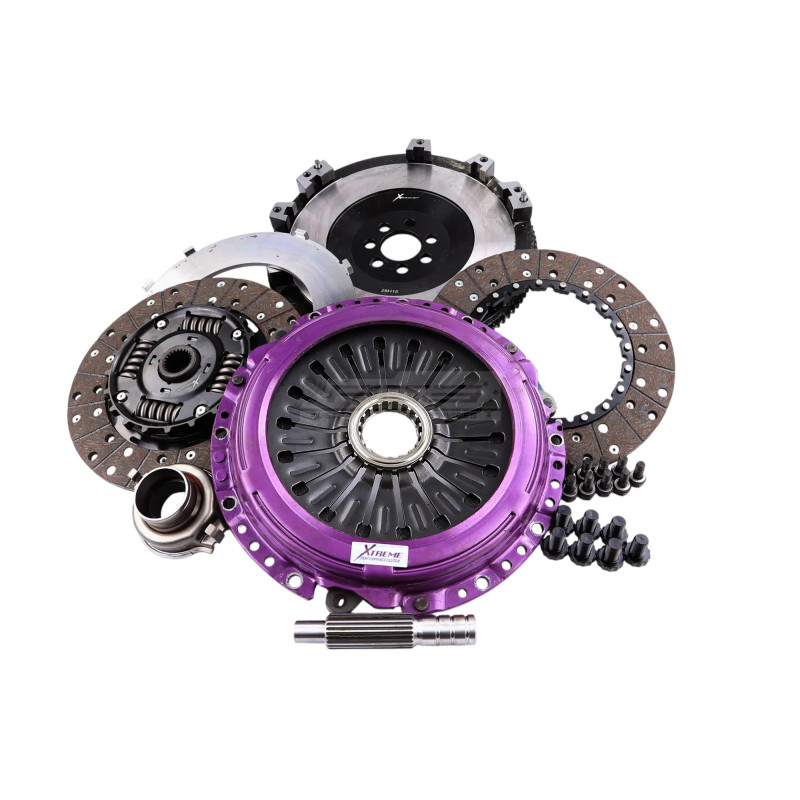 Mitsubishi Lancer EVO 10 Xtreme Performance - 230mm Sprung hub Organic Twin Plate Clutch Kit Incl Flywheel 1000Nm - KMI23523-2A