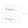 Audi RS3 8Y set pastillas eje delantero DBA Brakes Serie Street Performance