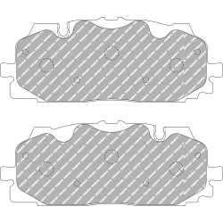 Set pastillas Ferodo Racing DS 2500 Referencia FCP4967H - Audi RS3 8Y eje delantero y Varios VAG