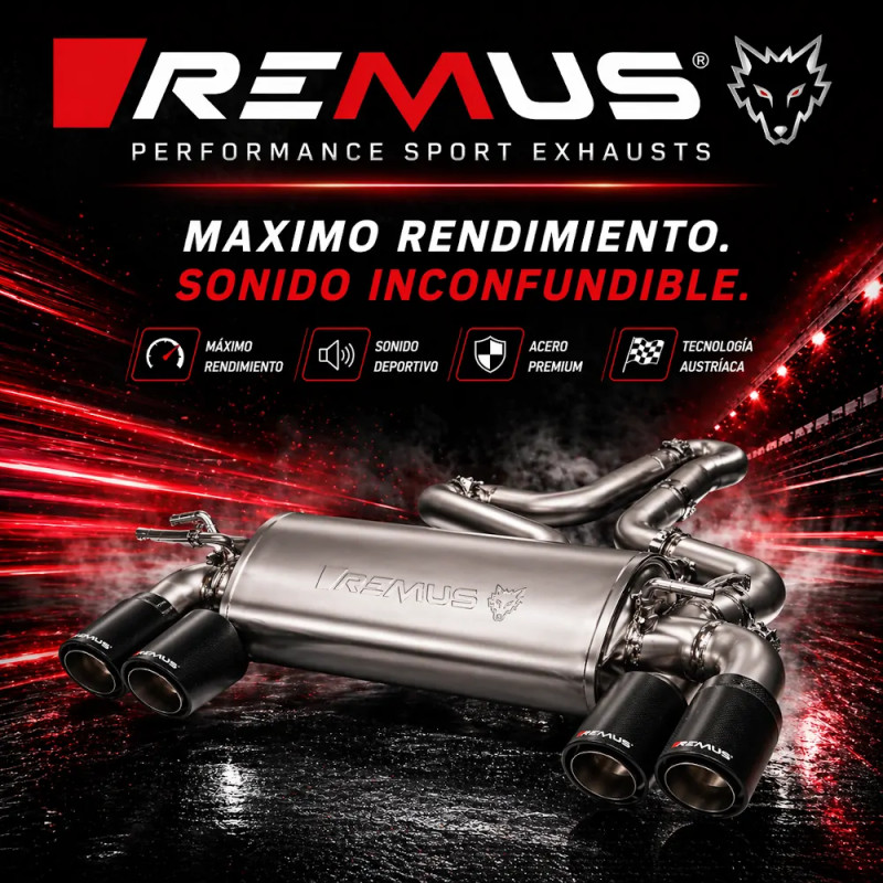 Sistemas de escape Remus consulta disponibilidad para tu modelo