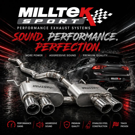 Líneas de escapes y accesorios Milltek Sport, consulta disponibilidad para tu modelo