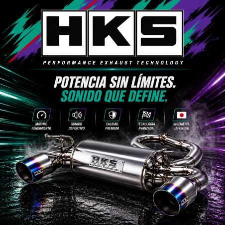 Líneas de escapes y accesorios HKS, Consulta disponibilidad para tu modelo