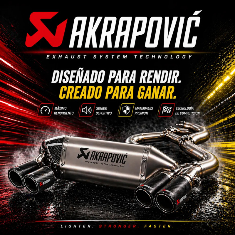 Sistemas de escape Akrapovic, Consulta disponibilidad para tu modelo