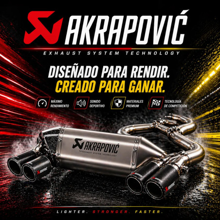 Sistemas de escape Akrapovic, Consulta disponibilidad para tu modelo